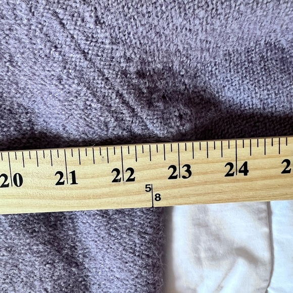 Cabela's Size L Lavender Pockets Wool Button-Up Cardigan Embroidery NWOT - Picture 10 of 11